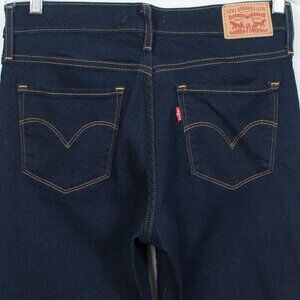 Levi's Women's Jeans 28 Blue 314 Shaping Straight Cotton Poly Elastane EUC